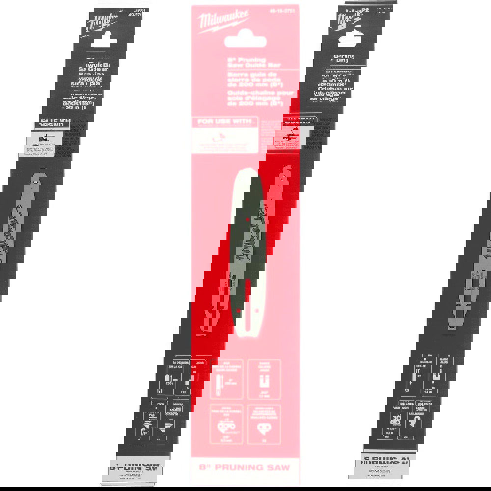 Power Lawn & Garden Equipment Accessories; Accessory Type: Saw Guide Bar ; For Use With: Milwaukee. M18 FUEL HATCHET 8